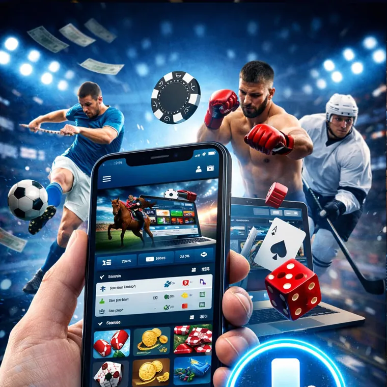 Player selecting a winph bonus on a digital screen