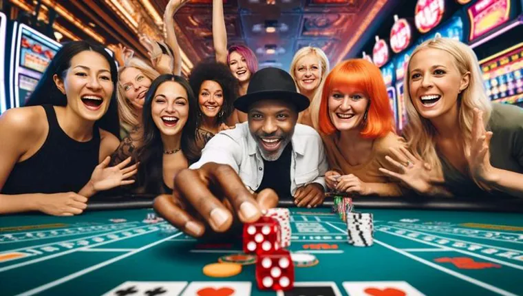 Excited players celebrating a win on winph platform